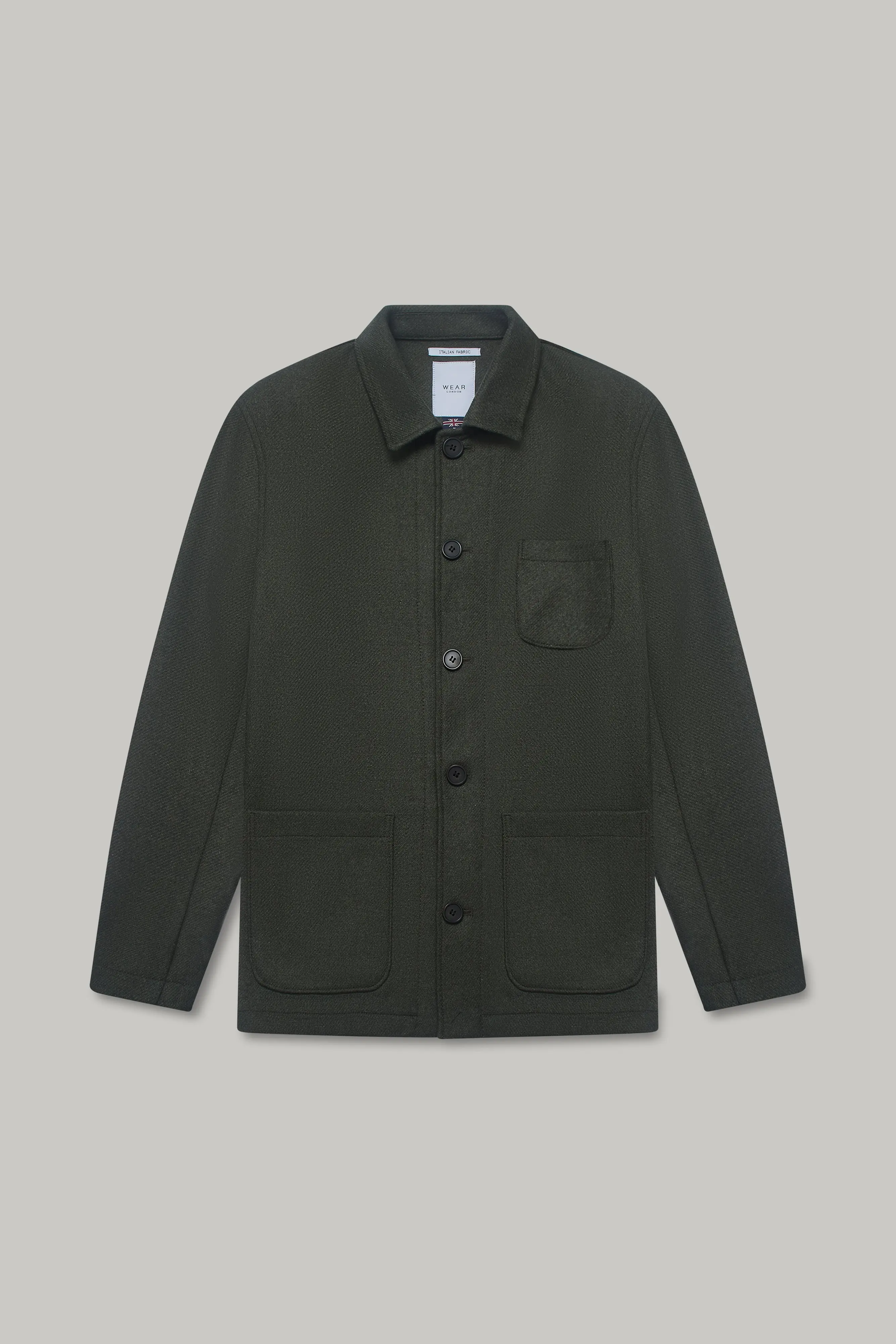 Chiltern Shacket Sleeve Lining - Birbo Twill Olive