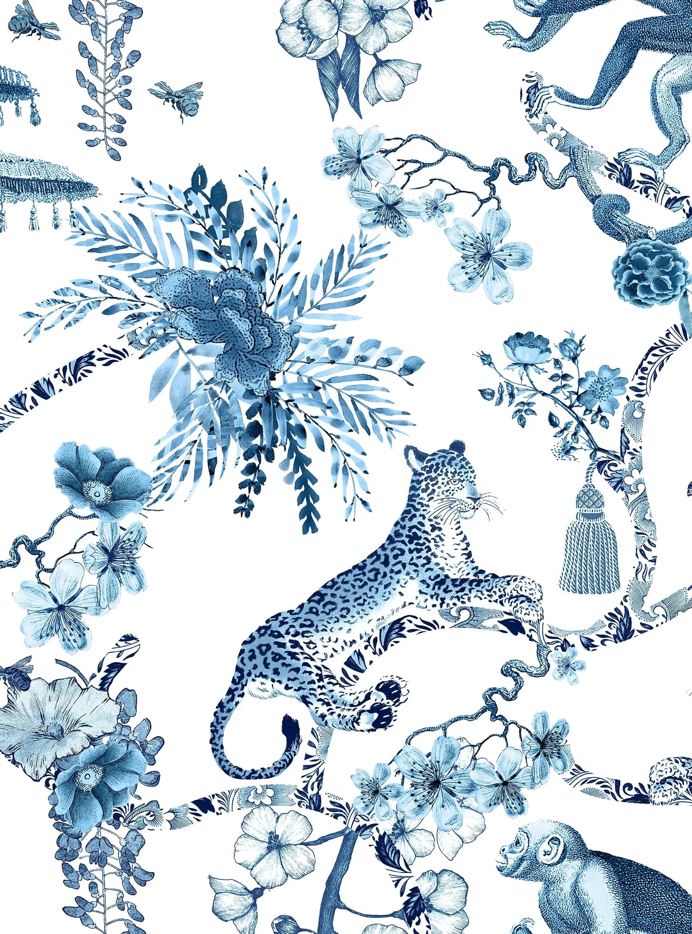 Chinoiserie Whimsy Women's Organic Cotton Pyjama Short - Image 3