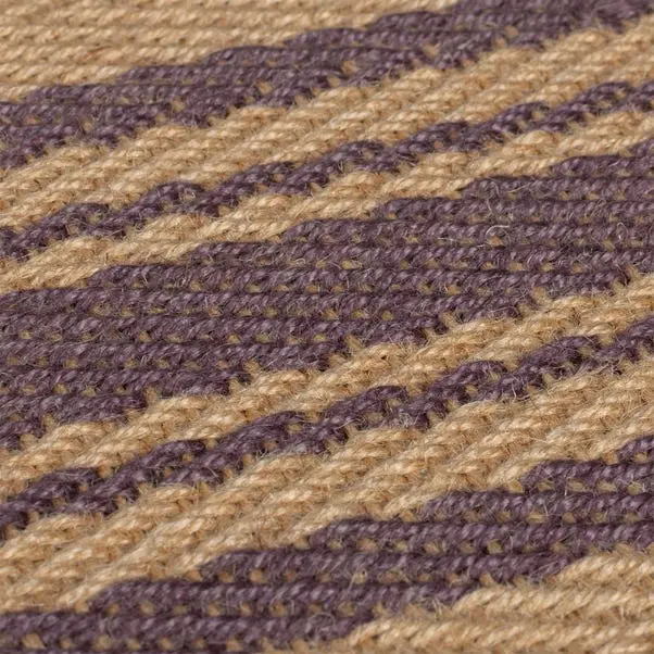 Churchgate Drayton Striped Jute Rug - Image 6