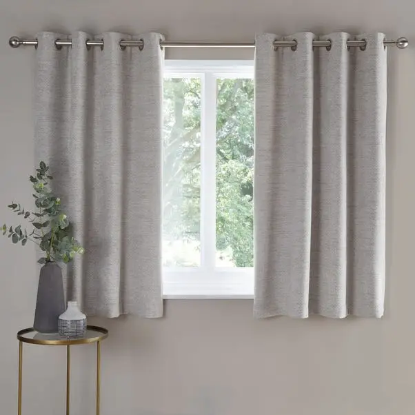 Churchgate Swithland Herringbone Eyelet Curtains - Image 6