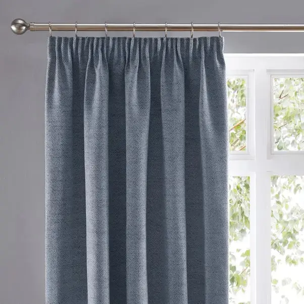 Churchgate Swithland Herringbone Pencil Pleat Curtains