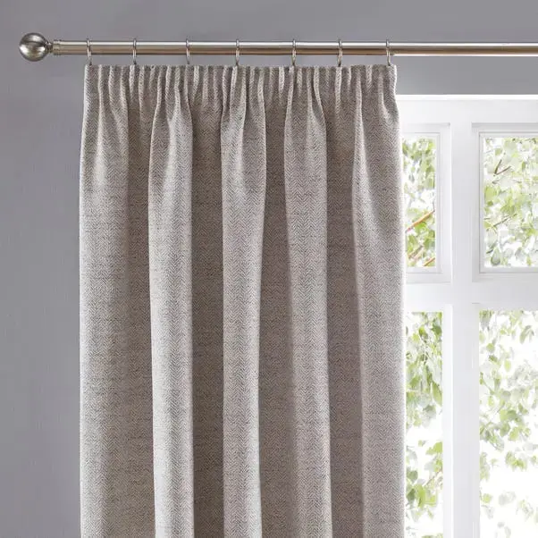 Churchgate Swithland Herringbone Pencil Pleat Curtains - Image 13