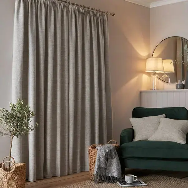 Churchgate Swithland Herringbone Pencil Pleat Curtains - Image 16