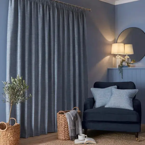 Churchgate Swithland Herringbone Pencil Pleat Curtains - Image 4
