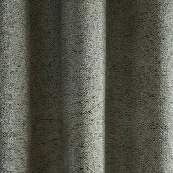 Churchgate Swithland Herringbone Pencil Pleat Curtains - Image 9
