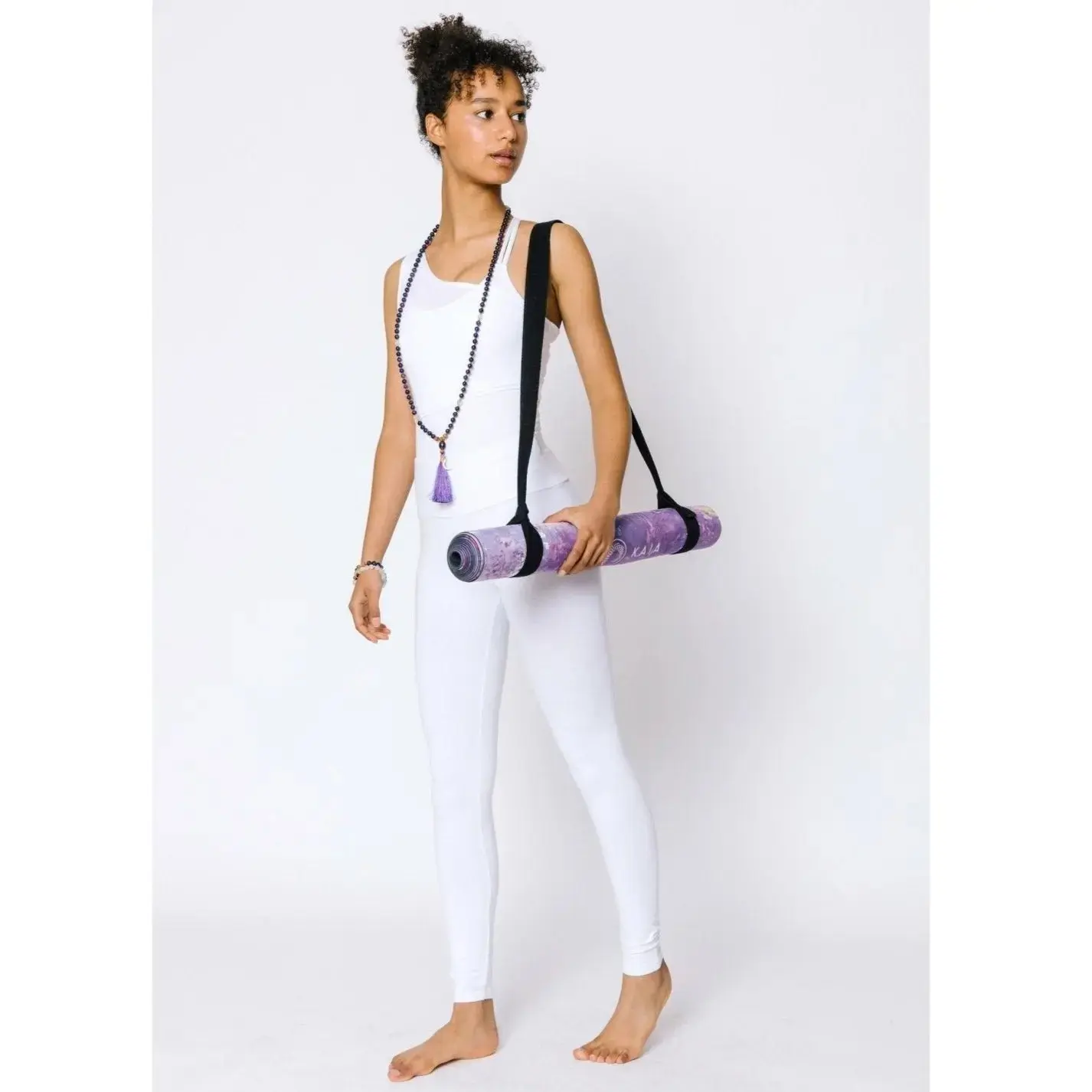 Circe Purple Travel Yoga Mat - Image 3
