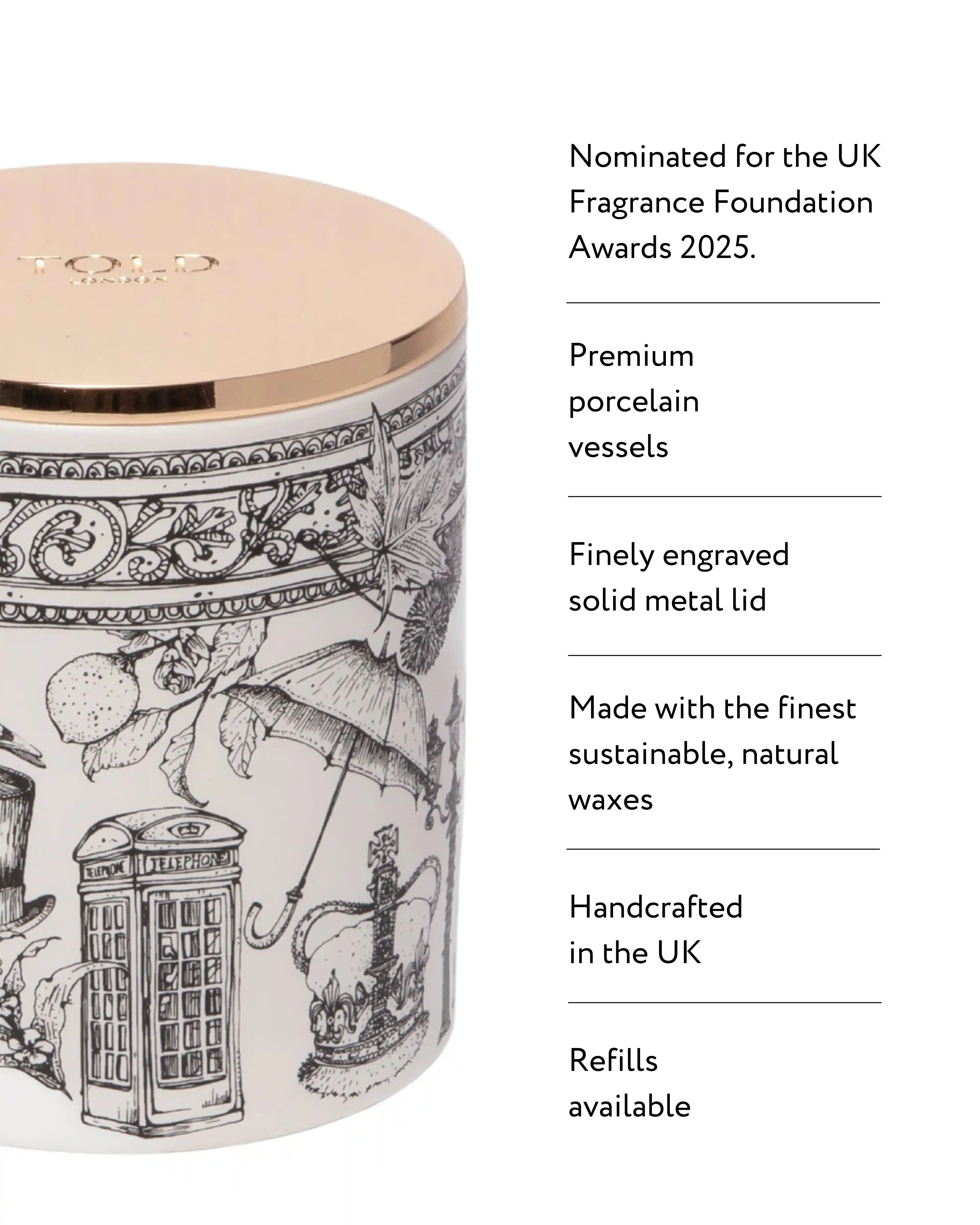 City Grandeur, London Candle, 300g - Image 2