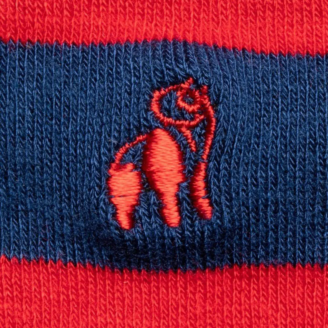 Classic Red Striped Bamboo Socks - Image 3