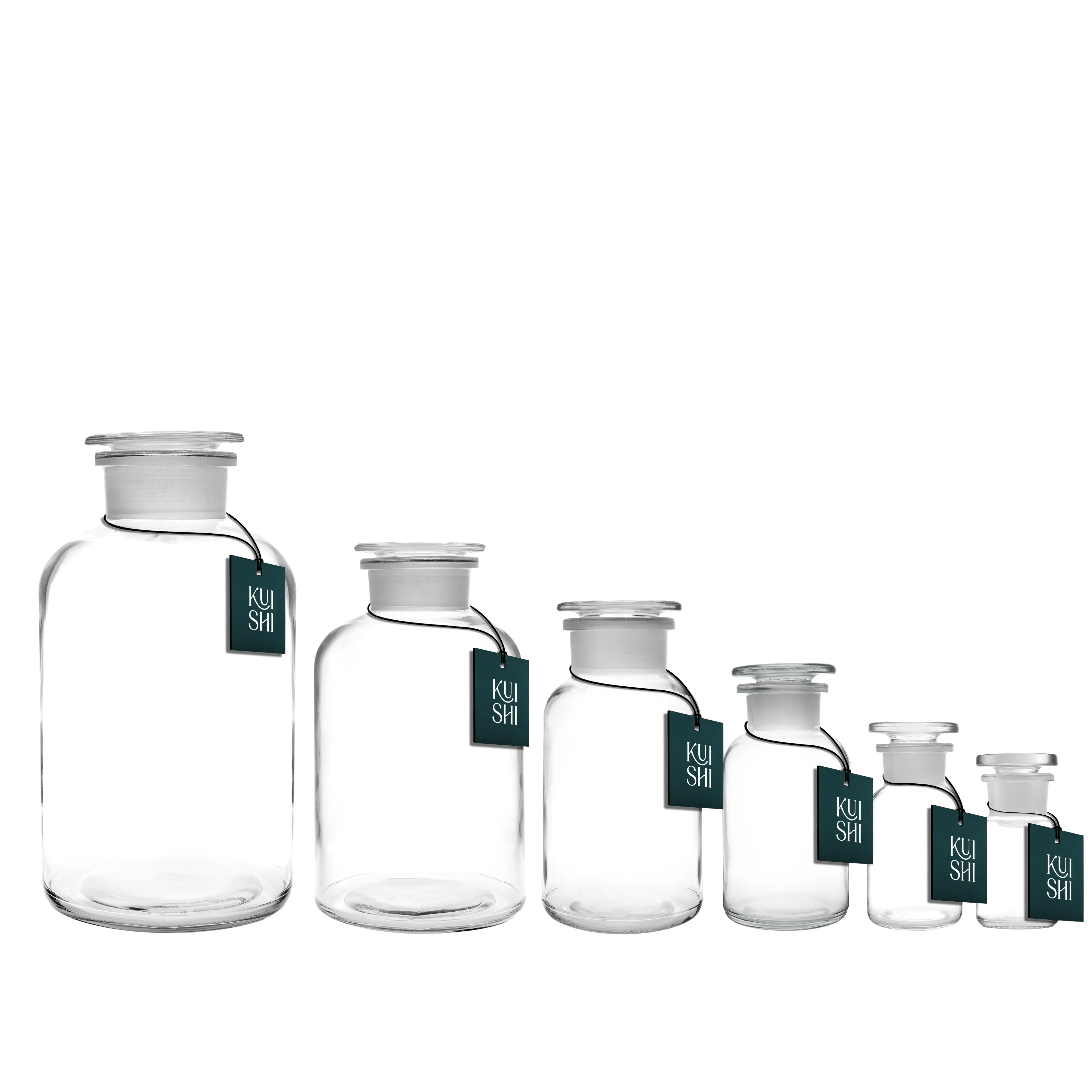 Clear Glass Apothecary Jars - Image 5