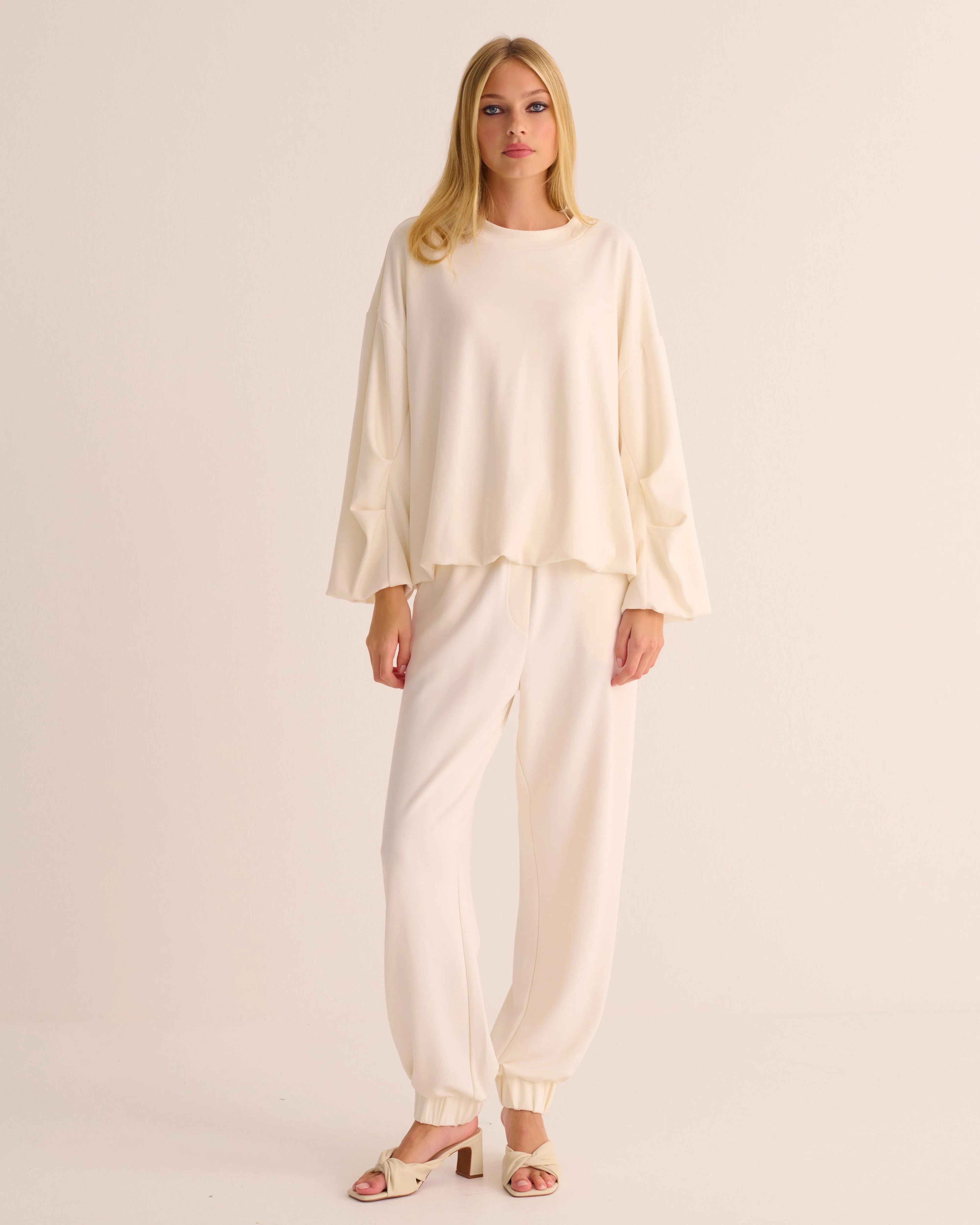 Cloud Dancer Organic Cotton Sweatshirt - Image 2