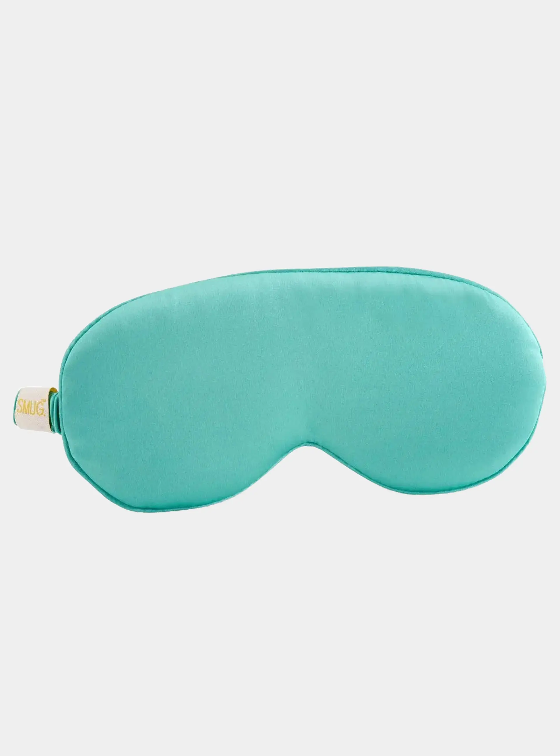 Aqua Cloud Padded Satin Sleep Mask