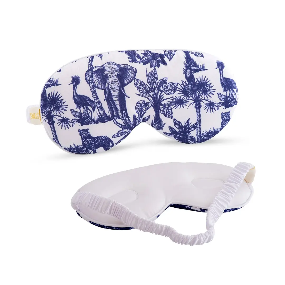 Elephant Cloud Padded Satin Sleep Mask - Image 3