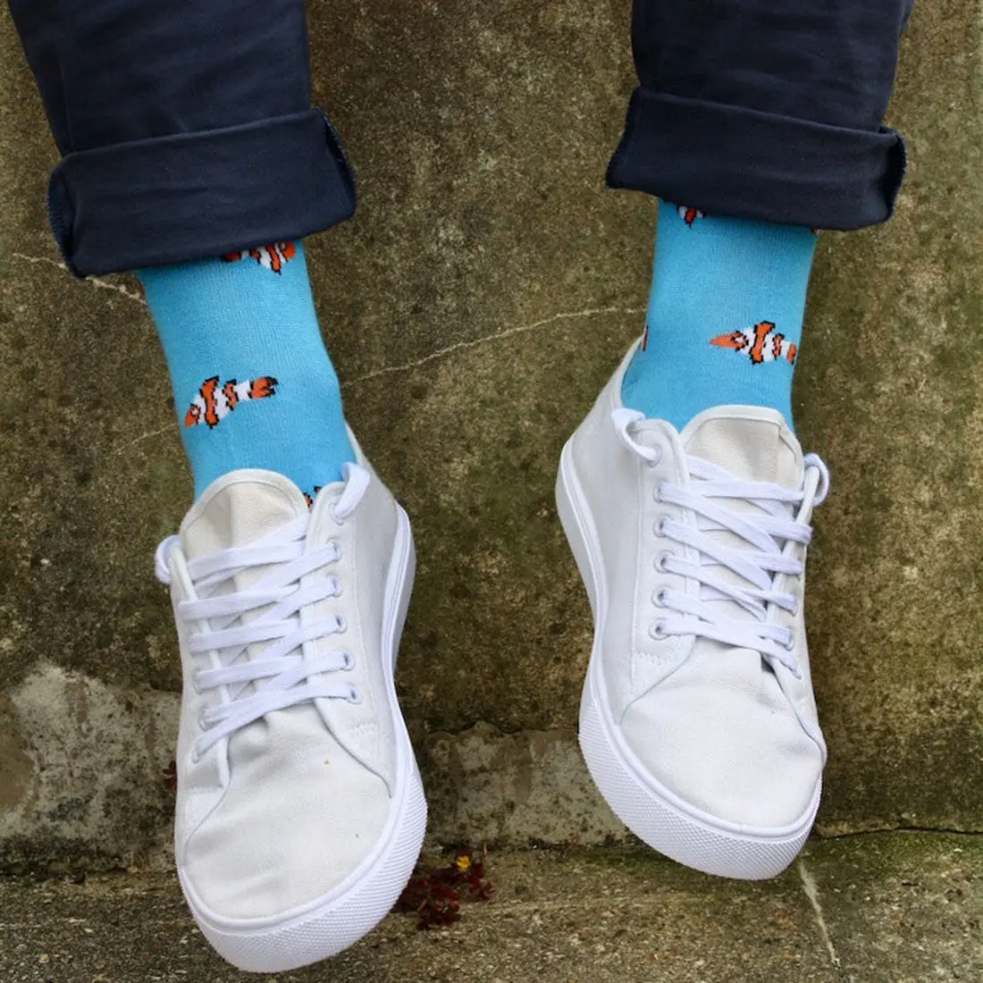 Clown Fish Bamboo Socks - Image 2