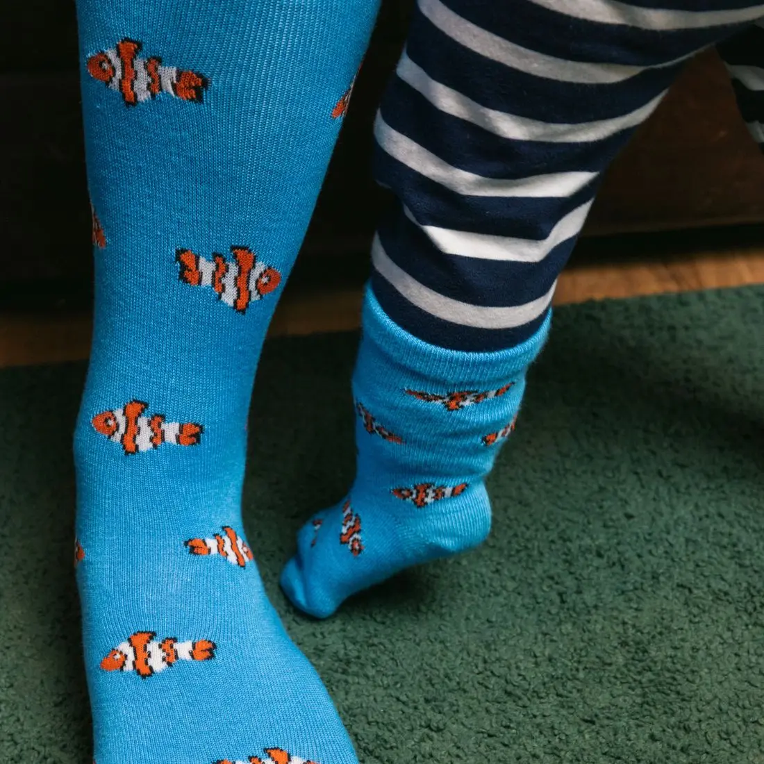 Clown Fish Matching Bamboo Socks (Adult & Child) - Image 2