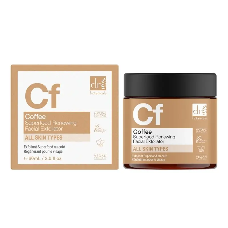Coffee Superfood Renewing Facial Exfoliator 60ml - Image 2