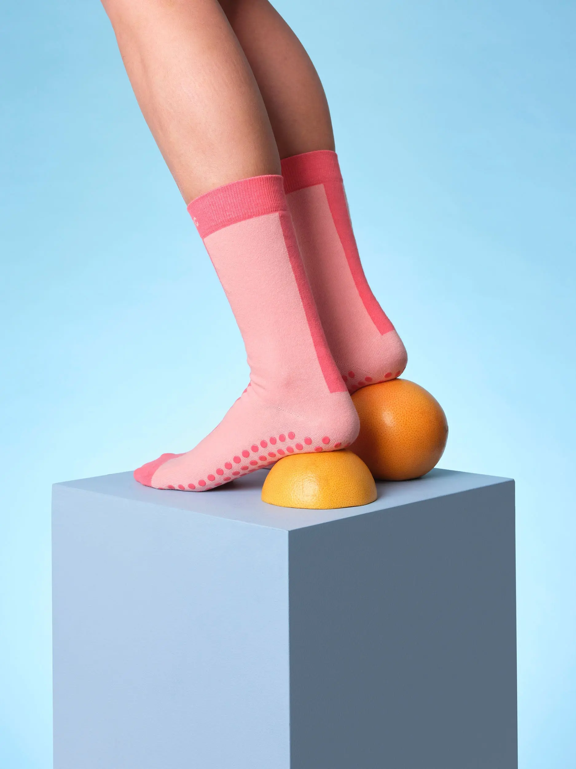 Colour Pop Hospital Socks Pink - Image 6