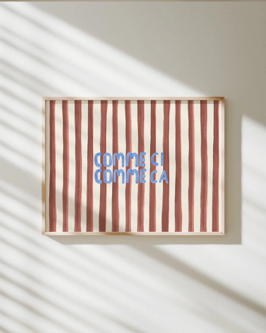 Comme Ci Comme Ca' - Word Art Print - Image 2