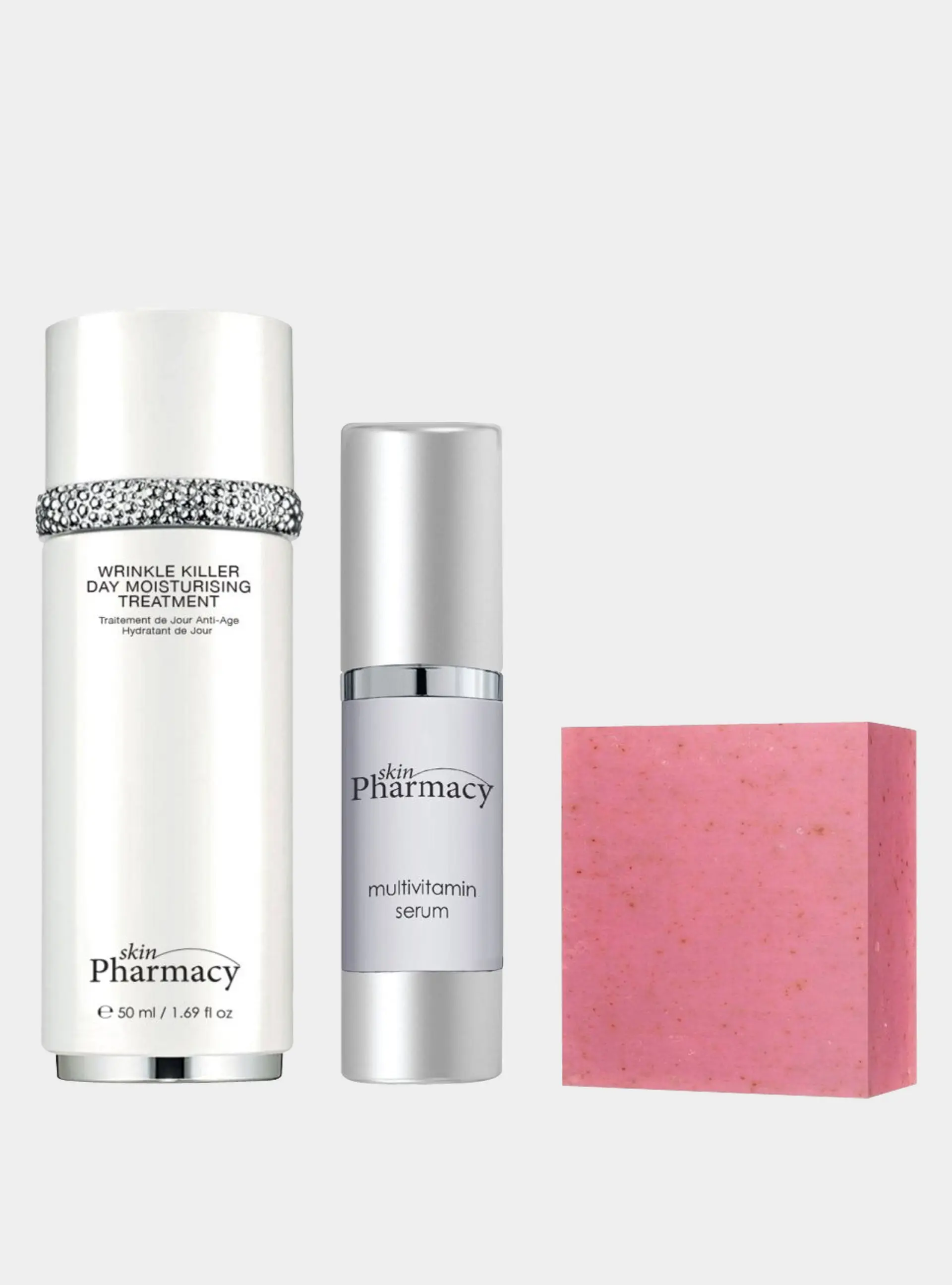 Complete Routine: Cleansing Soap, Serum and Day Moisturiser