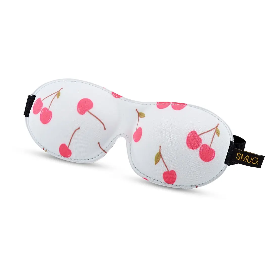 Blue Cherries Contoured 3D Blackout Sleep Mask