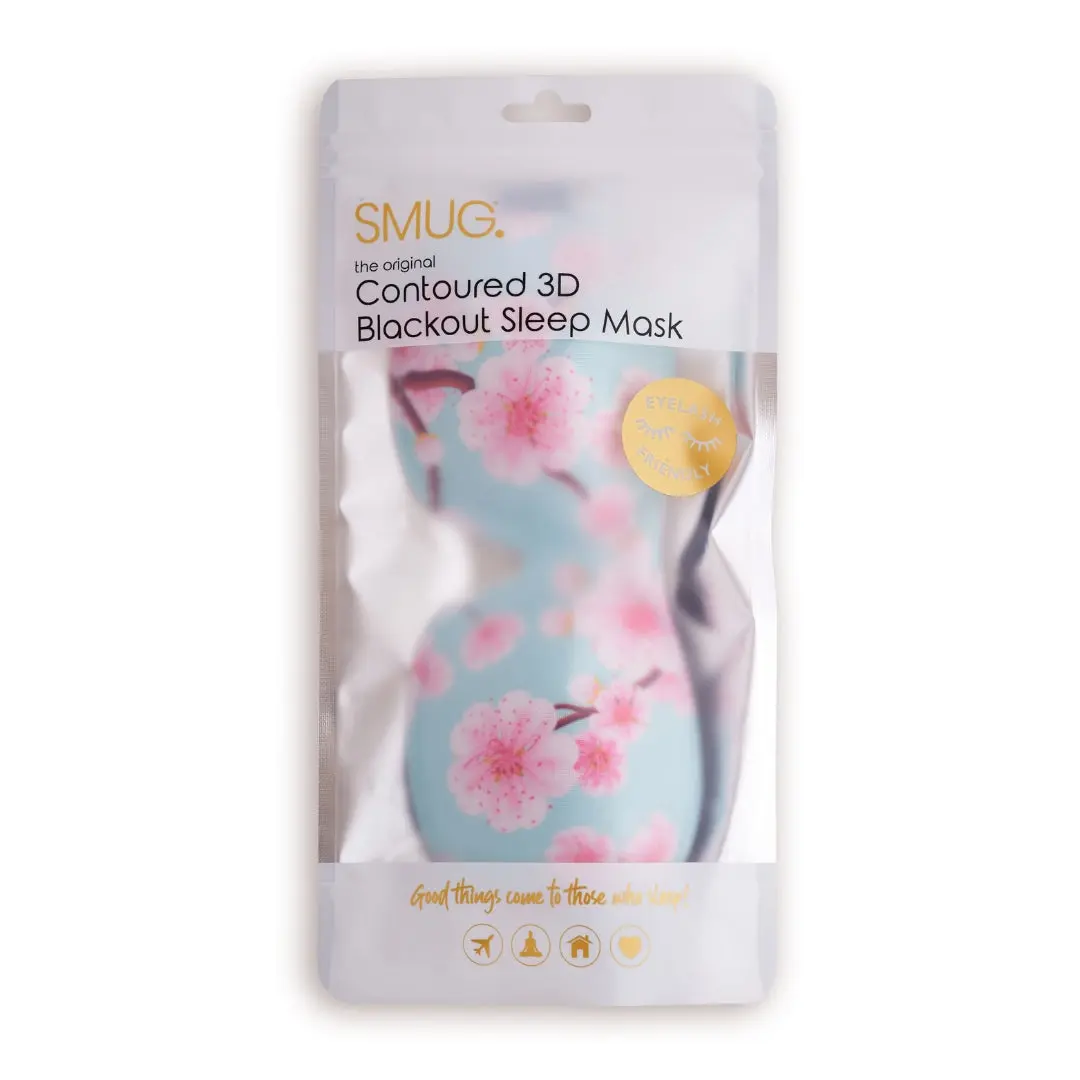 Cherry Blossom Contoured 3D Blackout Sleep Mask - Image 2