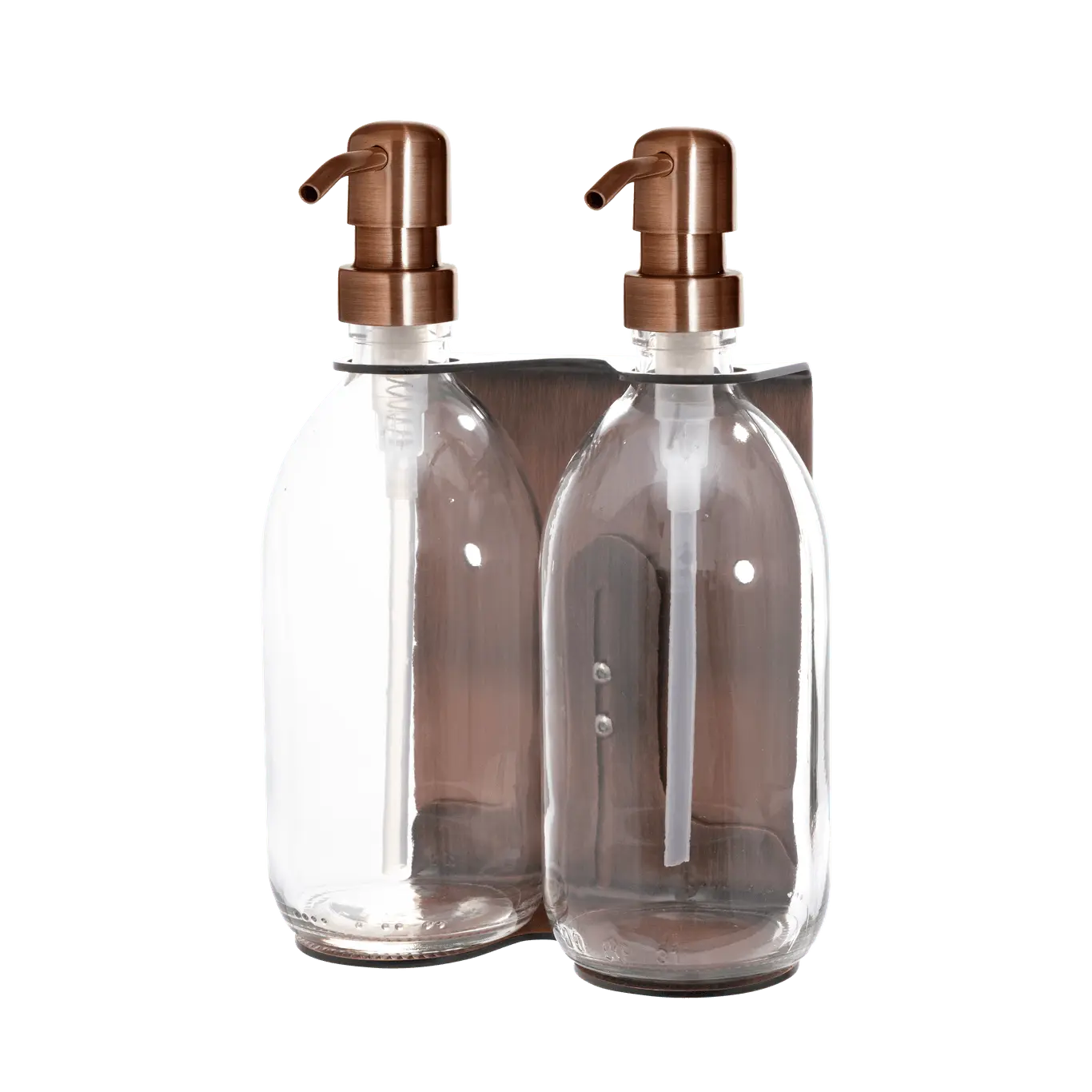 Copper Double Wall Mounted Soap Dispenser - Image 11