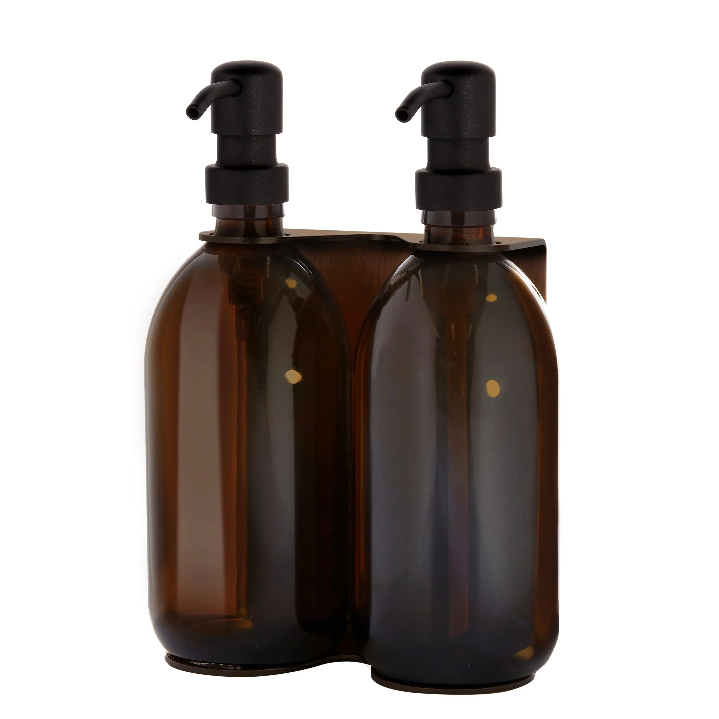 Copper Double Wall Mounted Soap Dispenser - Image 4