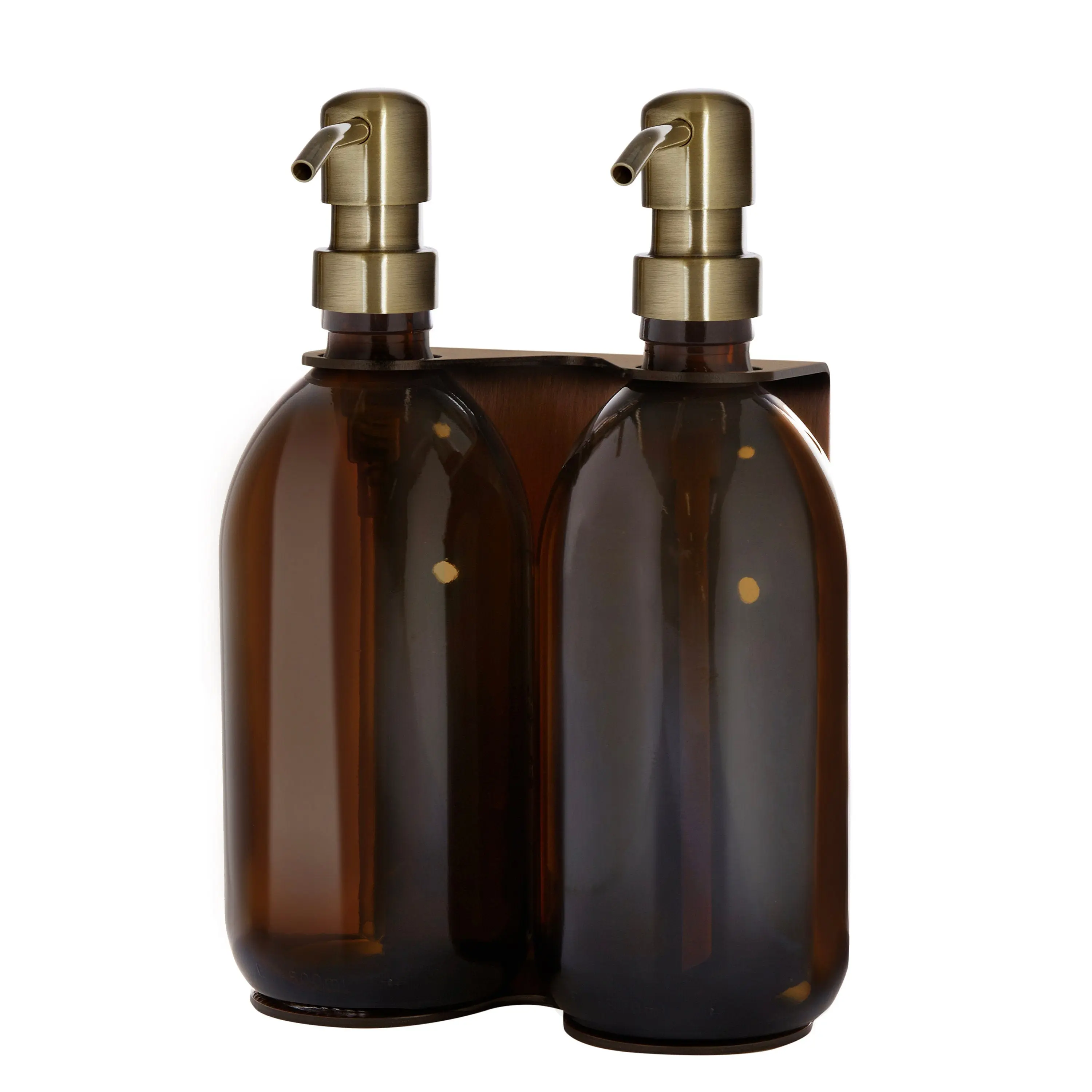 Copper Double Wall Mounted Soap Dispenser - Image 5