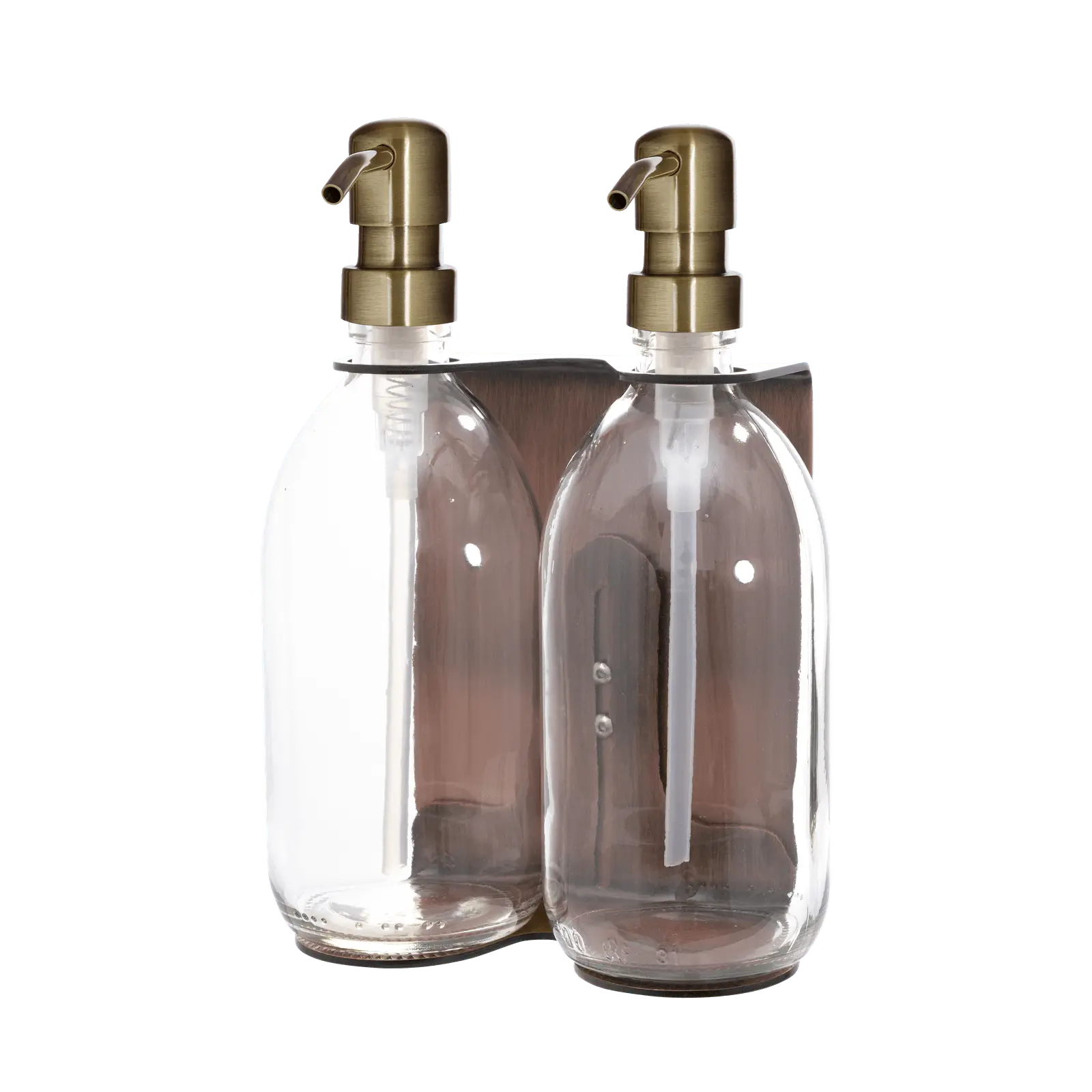 Copper Double Wall Mounted Soap Dispenser - Image 7