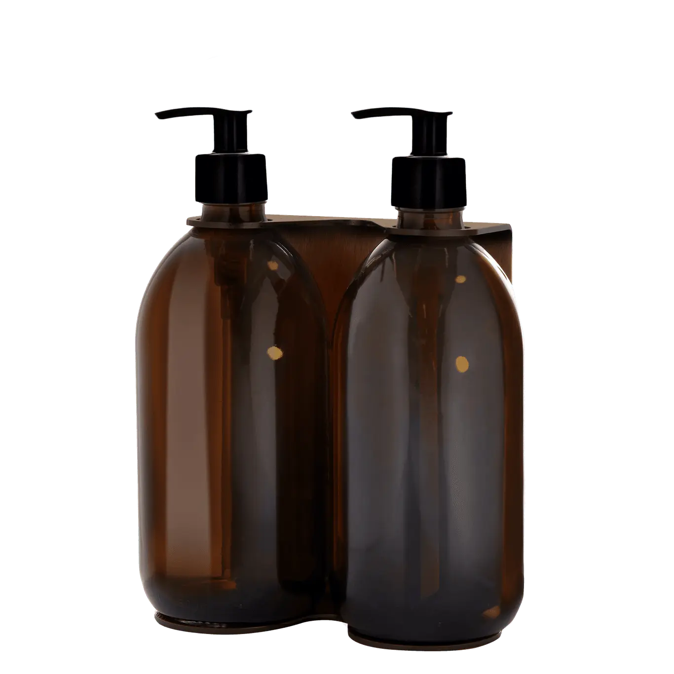 Copper Double Wall Mounted Soap Dispenser - Image 8