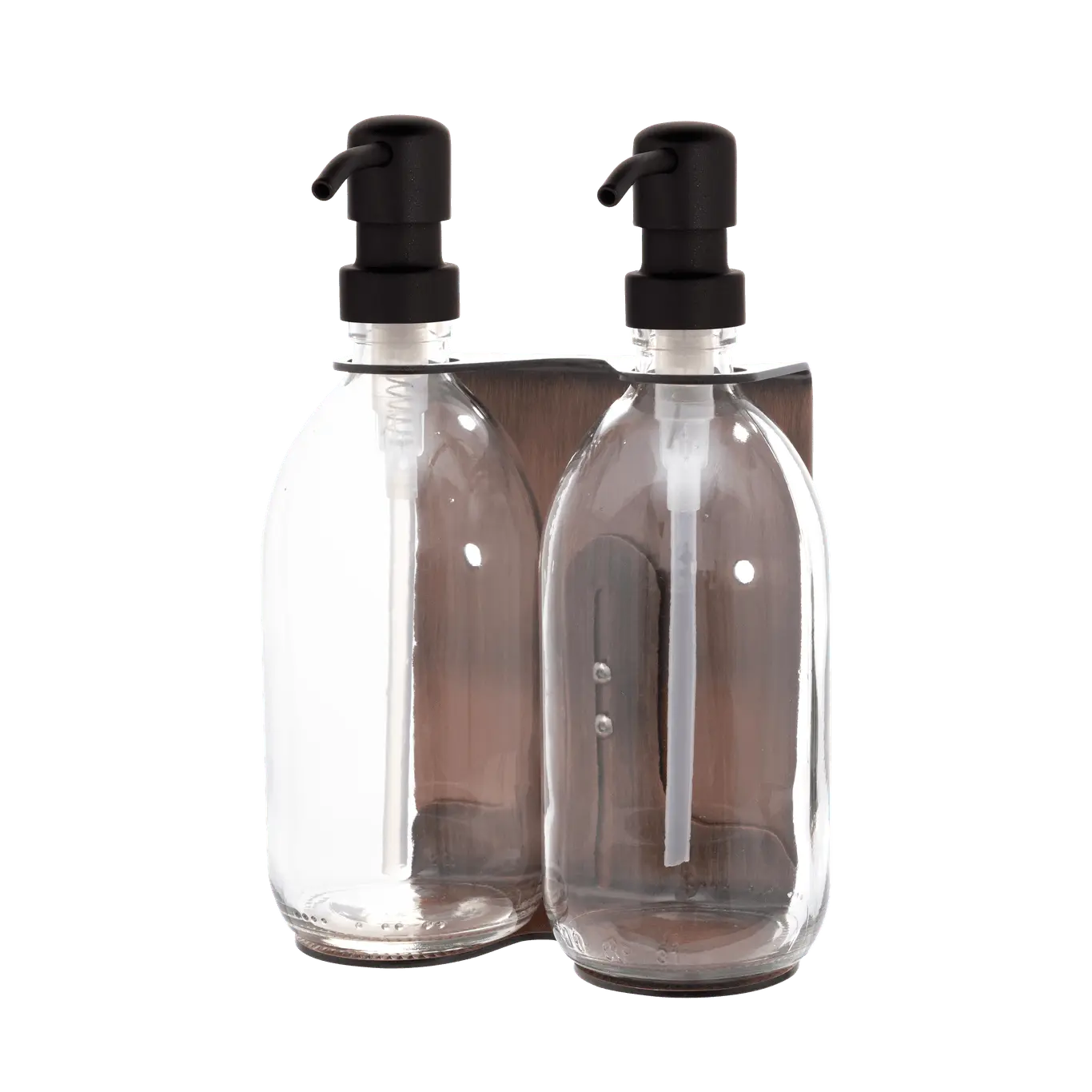 Copper Double Wall Mounted Soap Dispenser - Image 9
