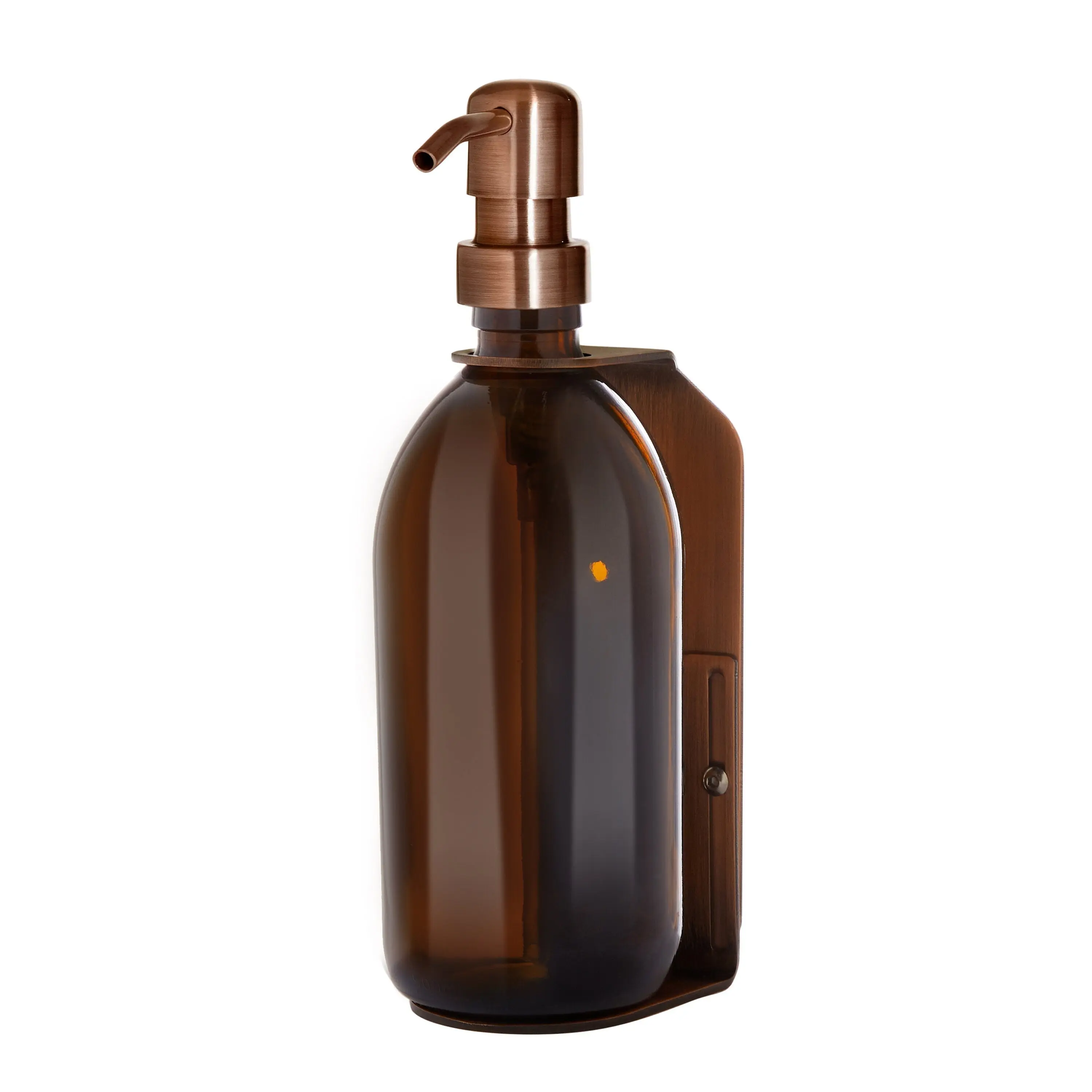 Copper Single Wall Mounted Soap Dispenser - Image 4