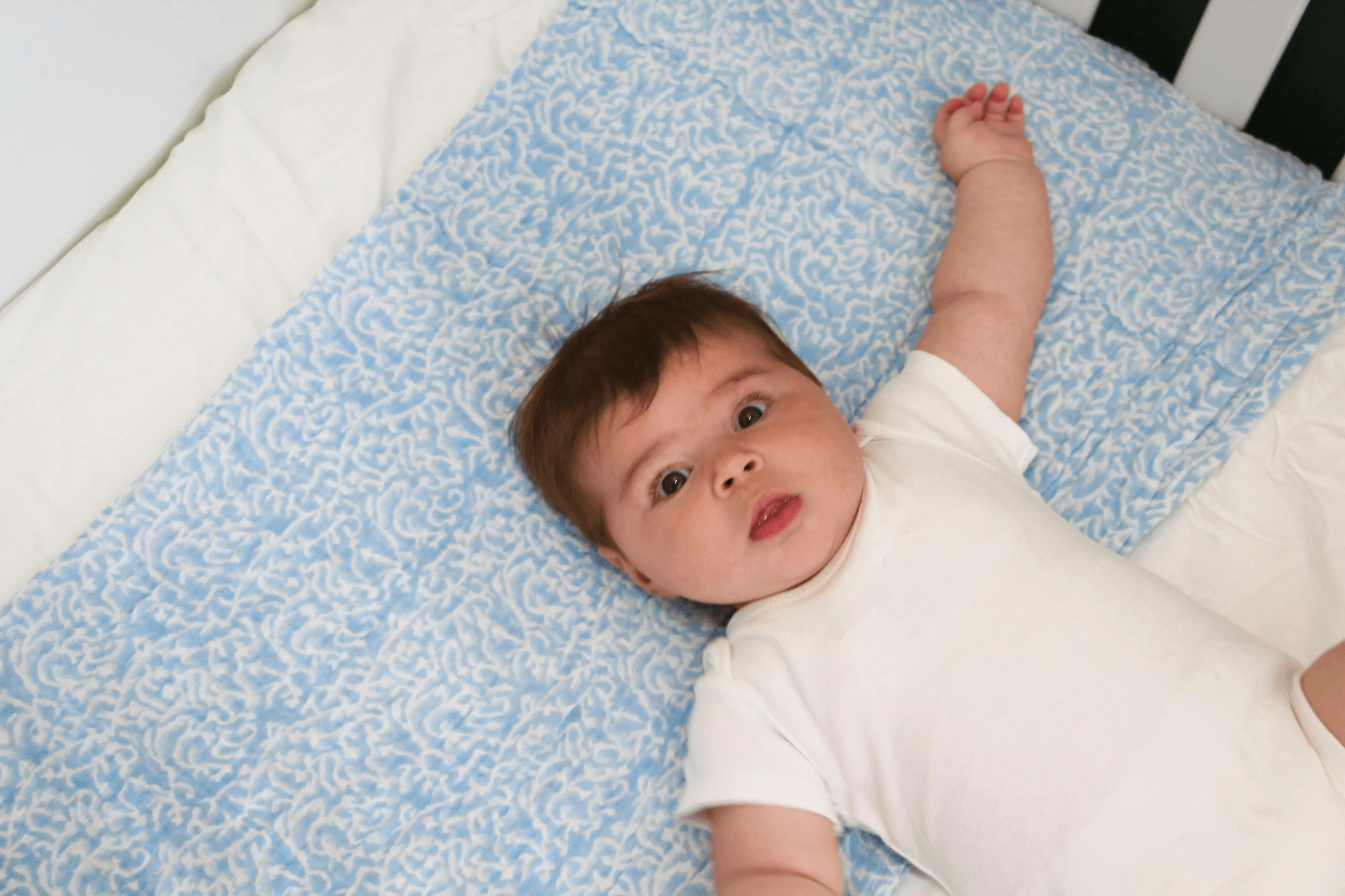 Coral Muslin Swaddle - Image 3