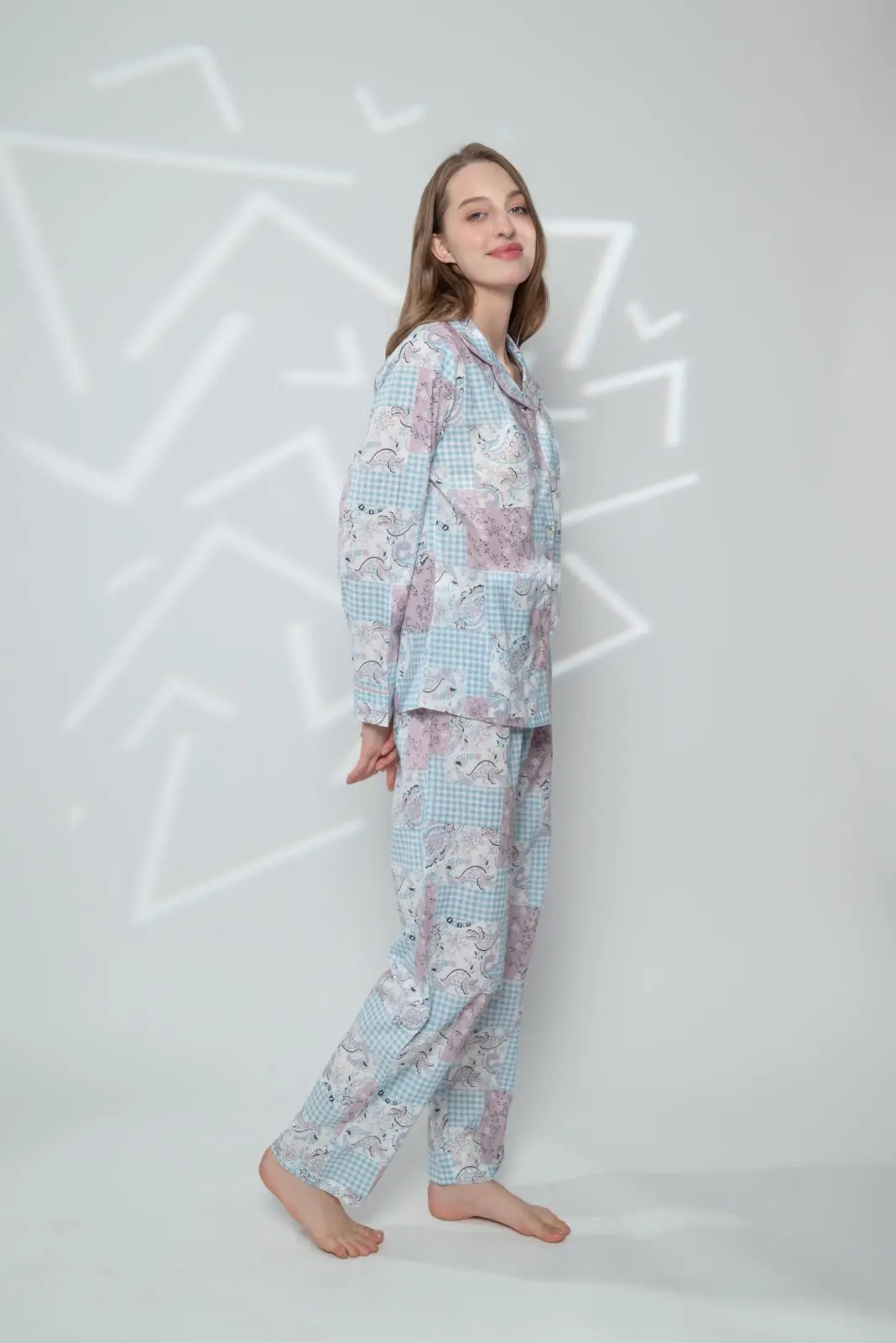 Cotton Candy Women's Cotton Pyjama Trouser Set - Image 2