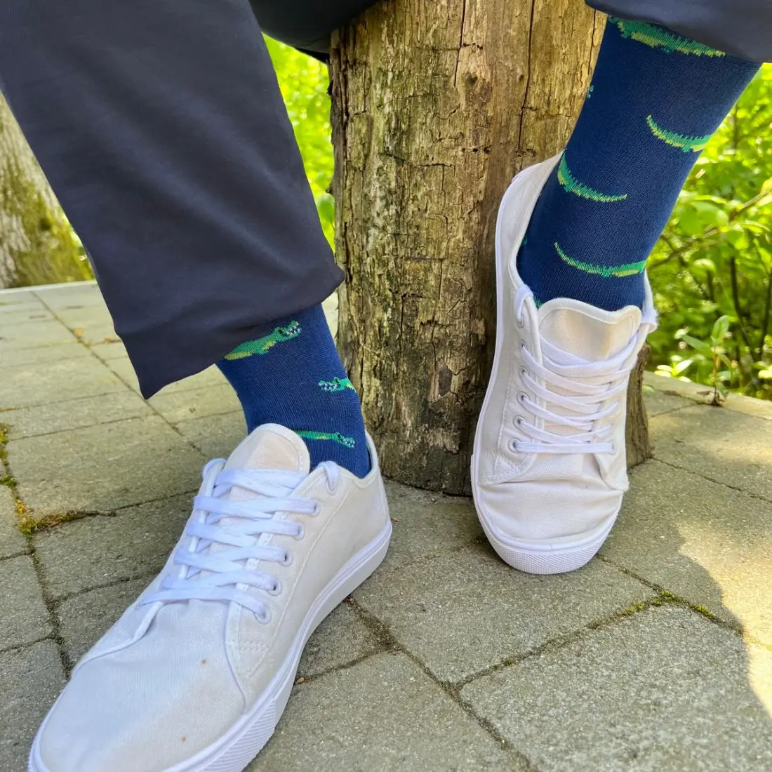 Crocodile Bamboo Socks - Image 2