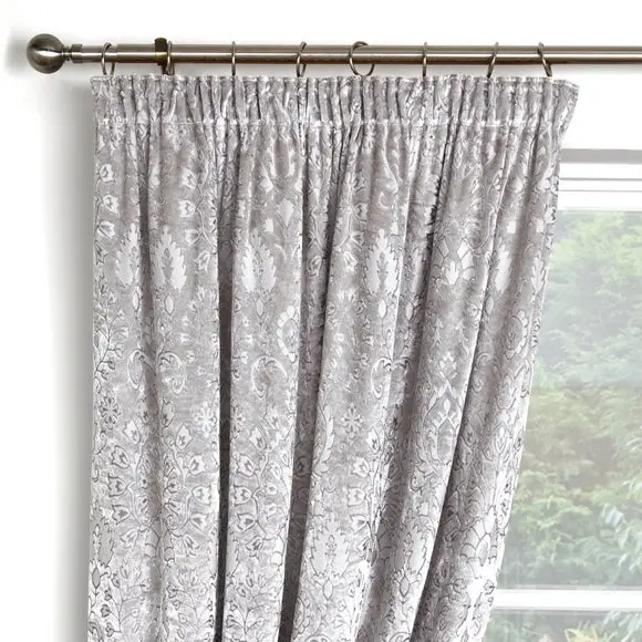 Curtina Trinity Jacquard Pencil Pleat Curtains