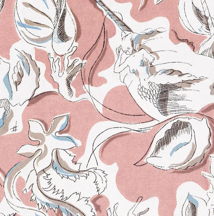 Dali's Mermaid - Blush - Wallpaper - Image 2