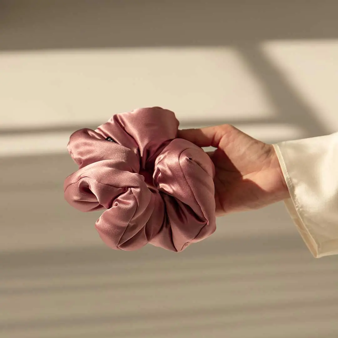 Damask Rose - Padded Scrunchie - Image 4