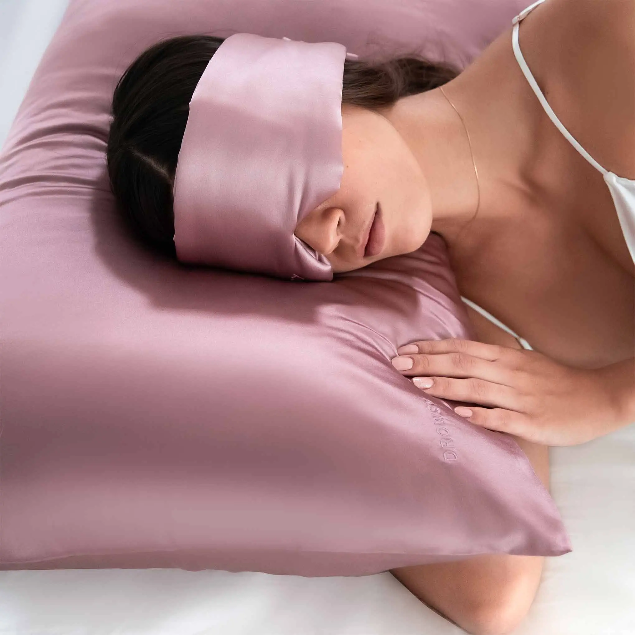 Damask Rose Silk Pillowcase - Image 4