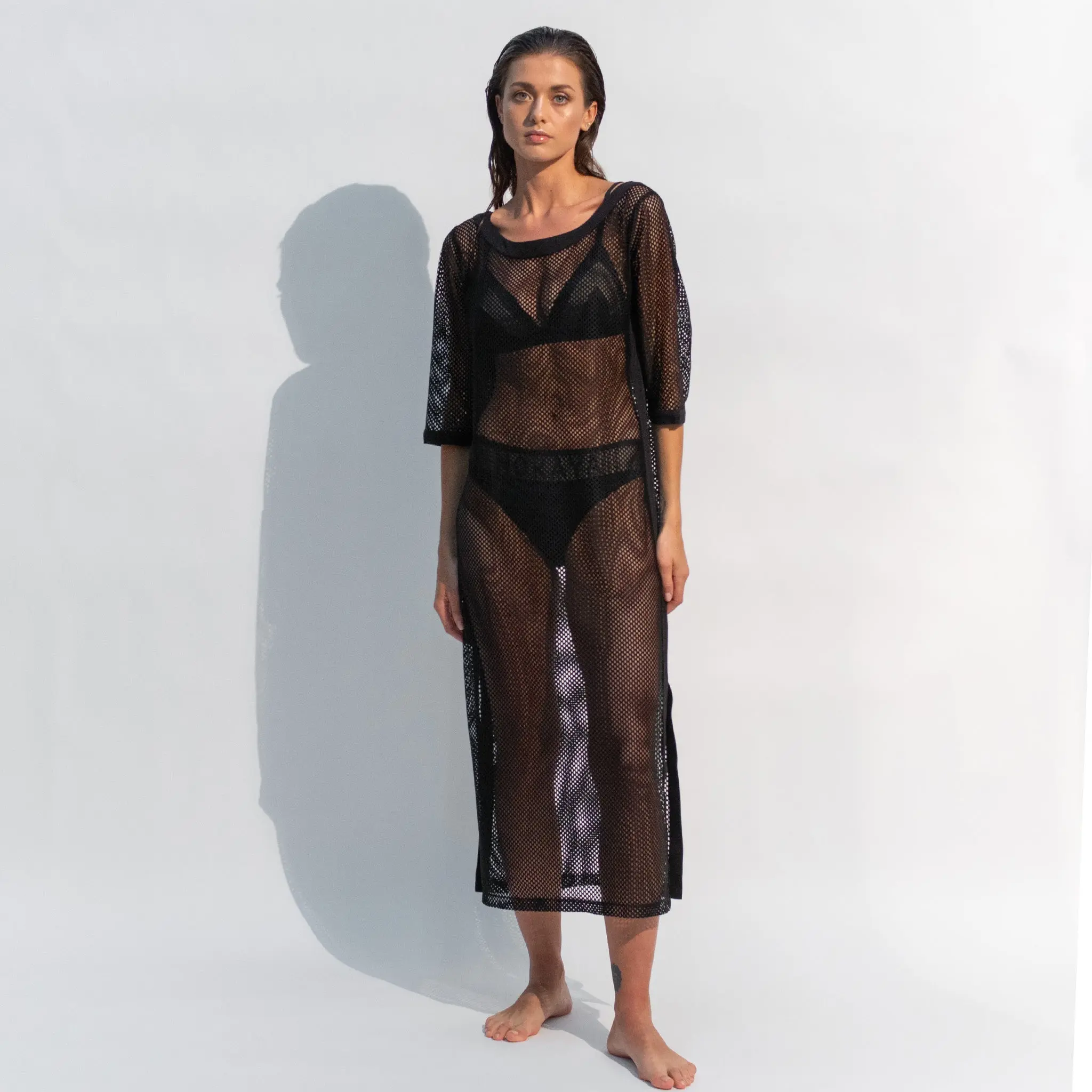 Daring Net Dress Black - Image 2