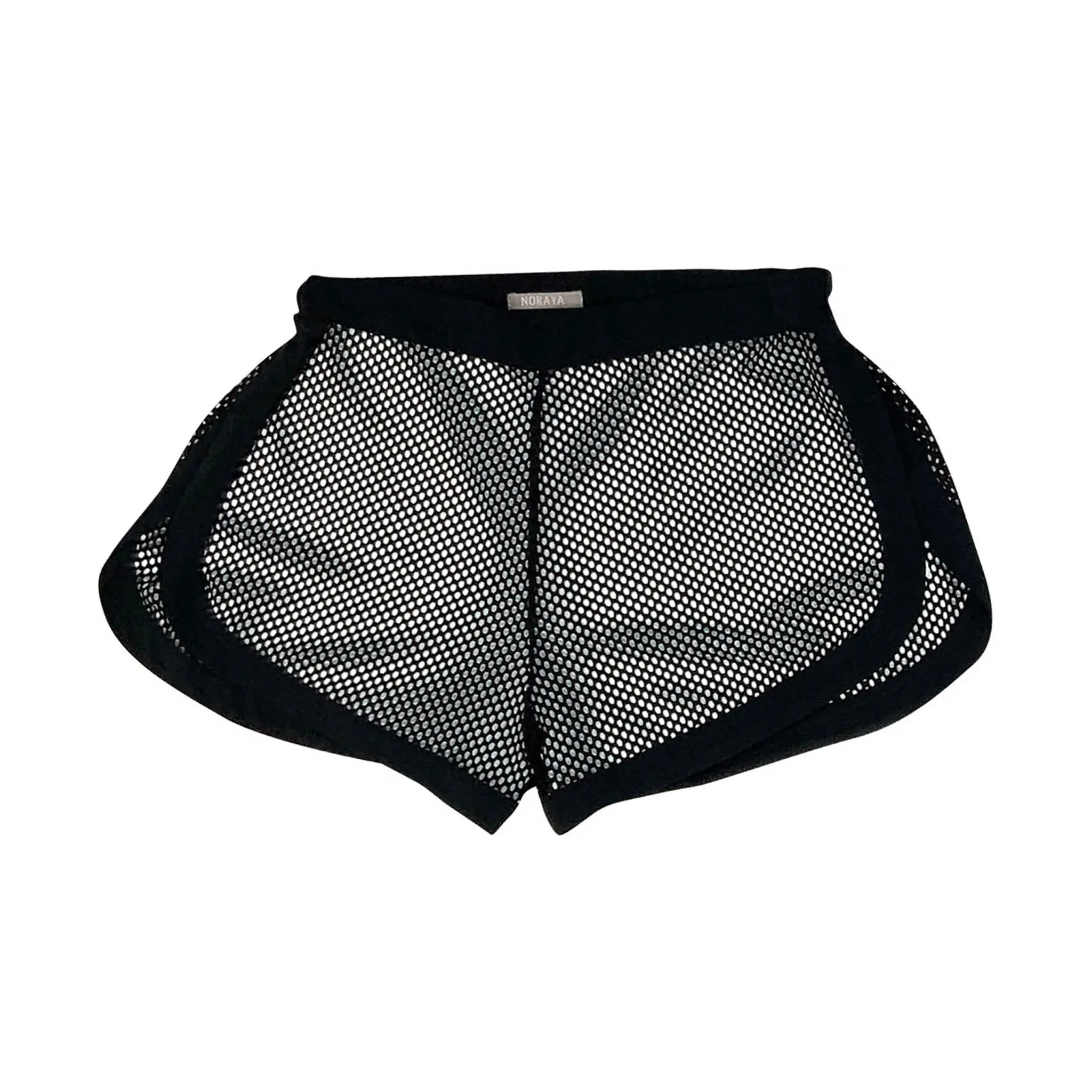 Black Women's Daring Net Shorts