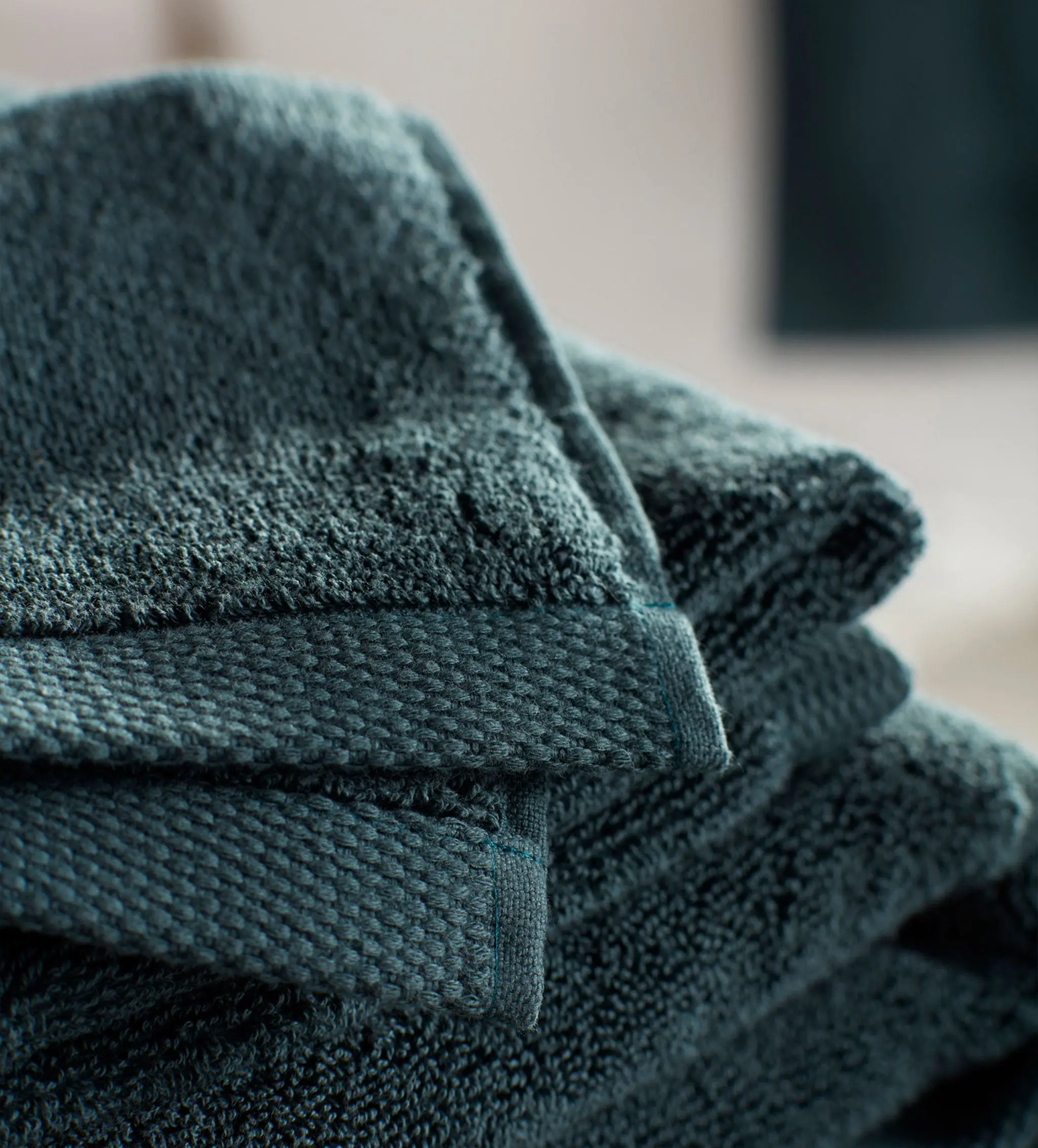 Darkest Spruce Luxury Organic 100% Cotton Towels