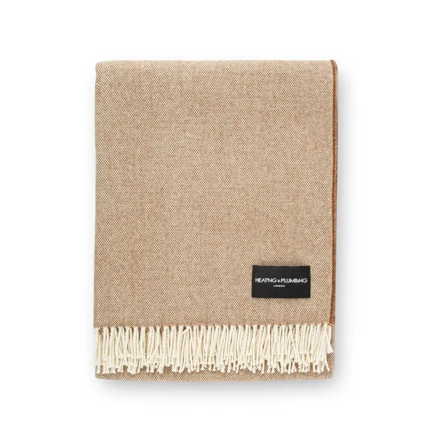 Daydreams - Merino Lambswool Throw - Hazelnut - Image 8