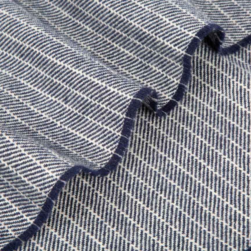 Daydreams - Merino Lambswool Throw - Navy - Image 5