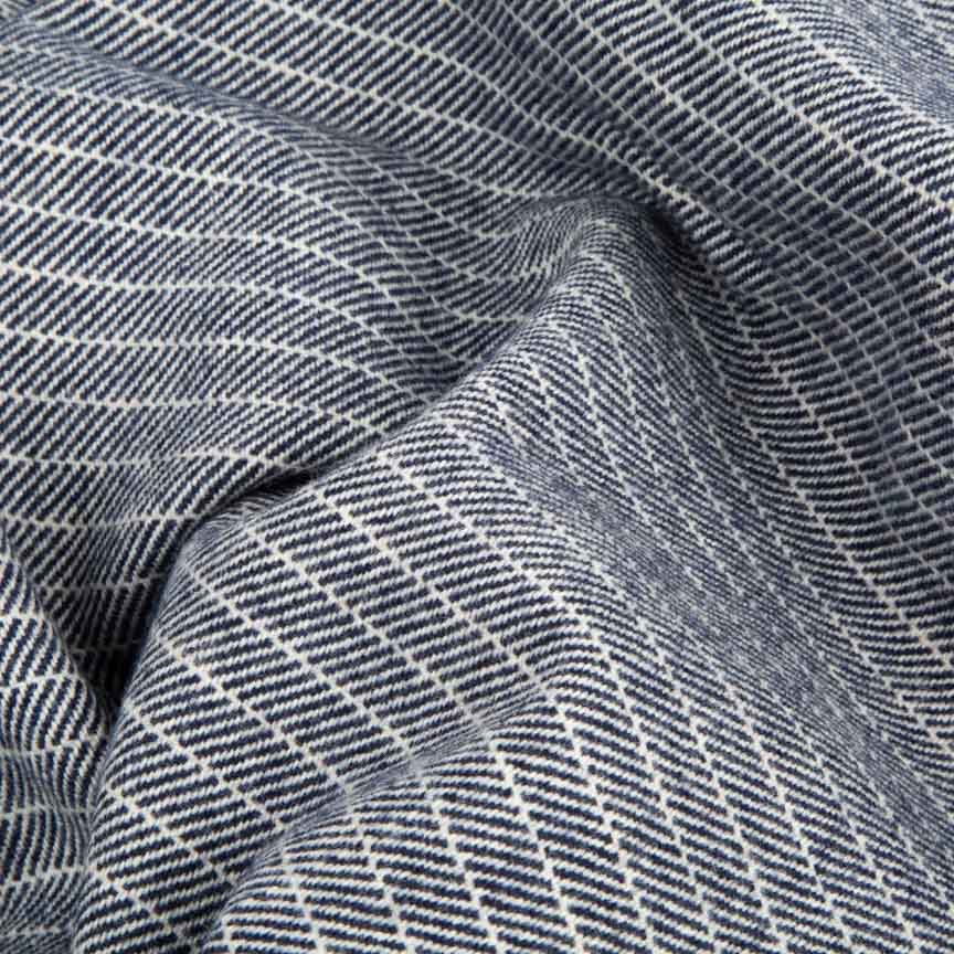Daydreams - Merino Lambswool Throw - Navy - Image 6