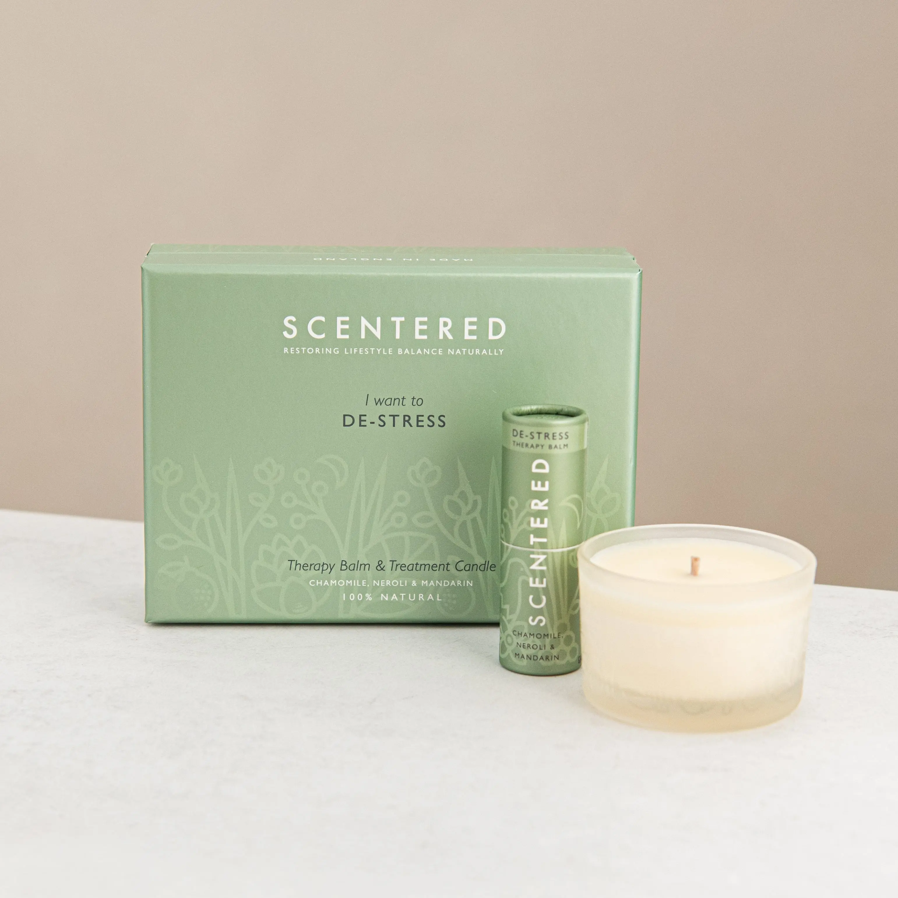 De-stress Balm And Candle Set - Image 2