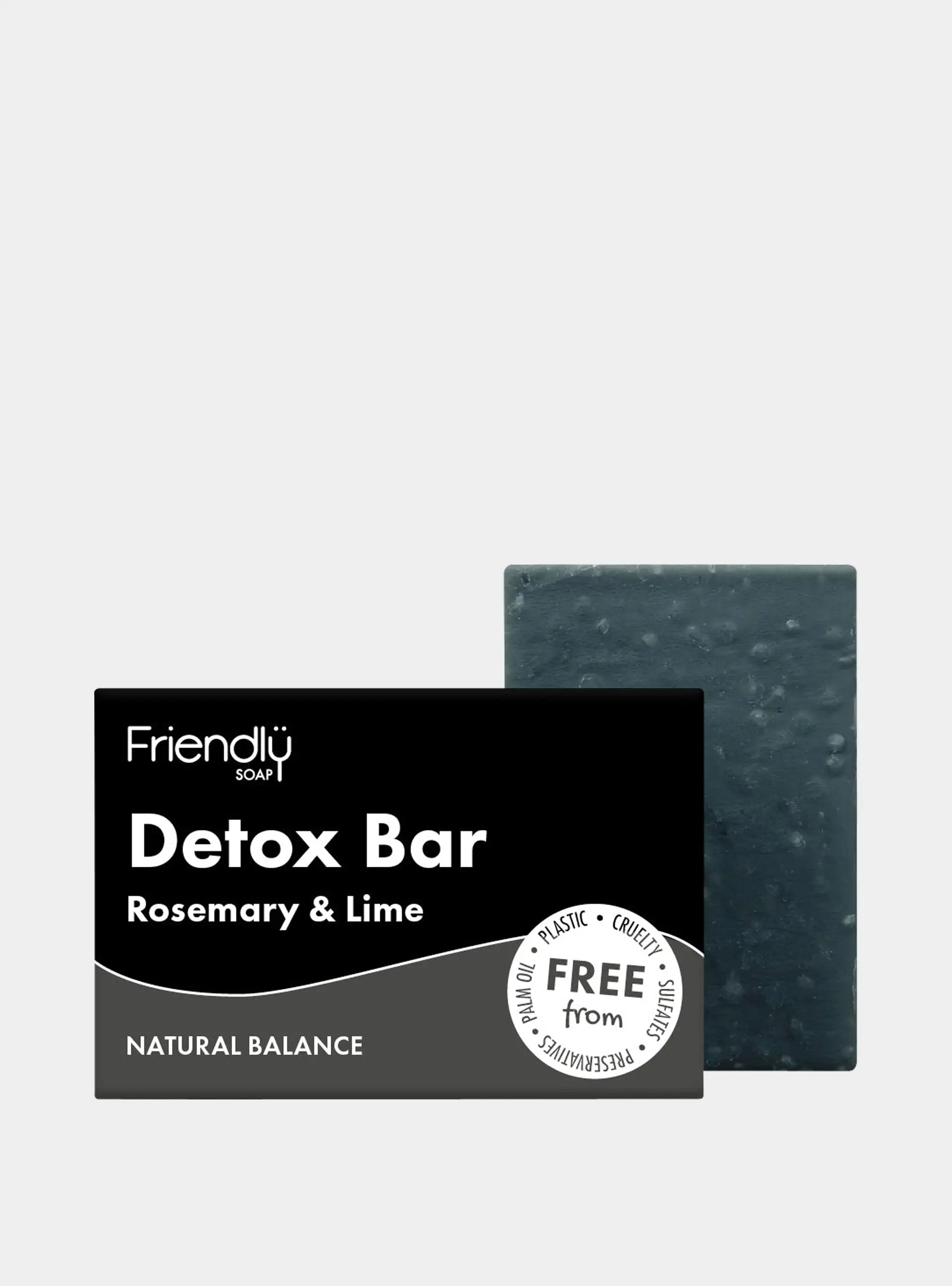 Detox Bar - Activated Charcoal - Rosemary & Lime