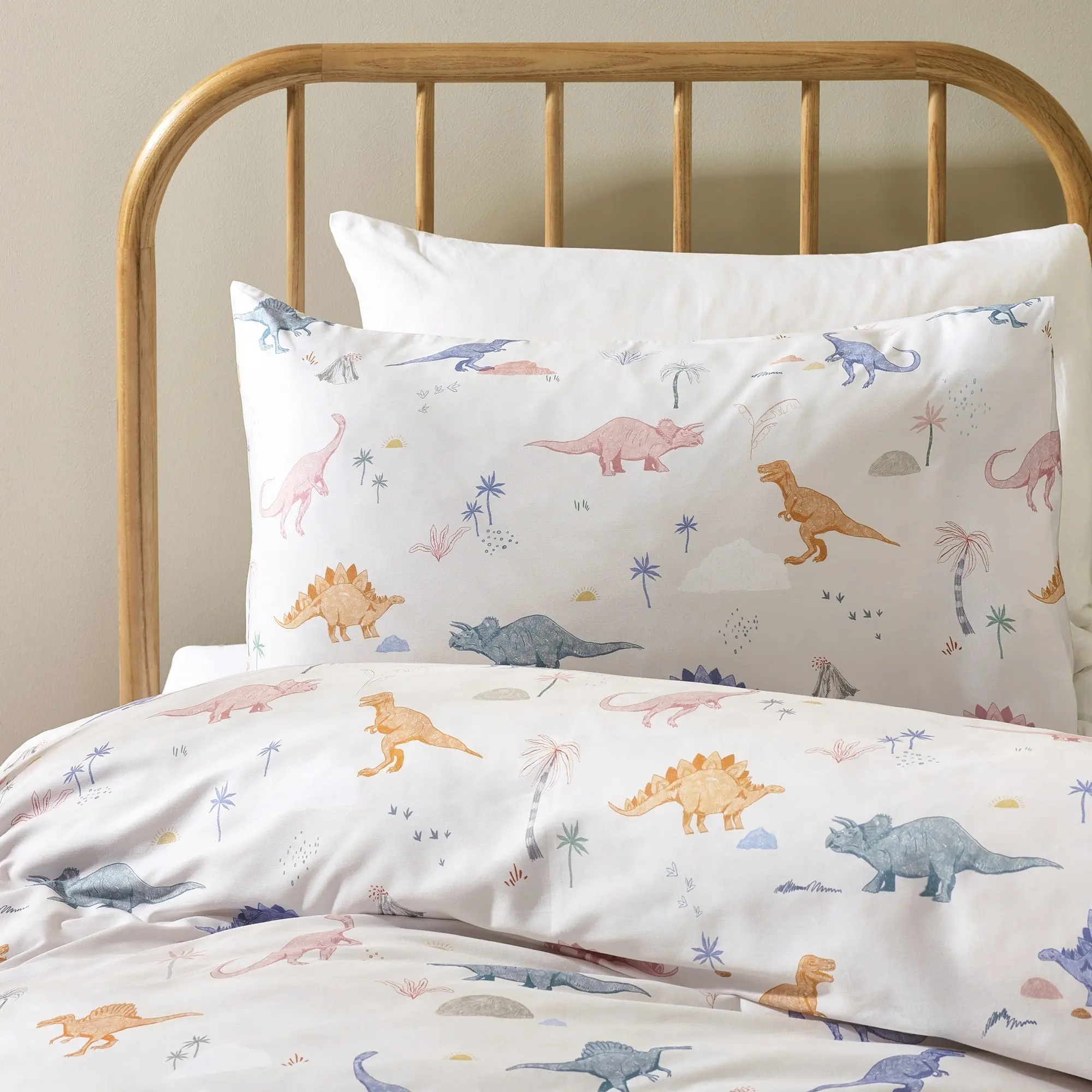 Dino Organic Cotton Duvet Cover & Pillowcase