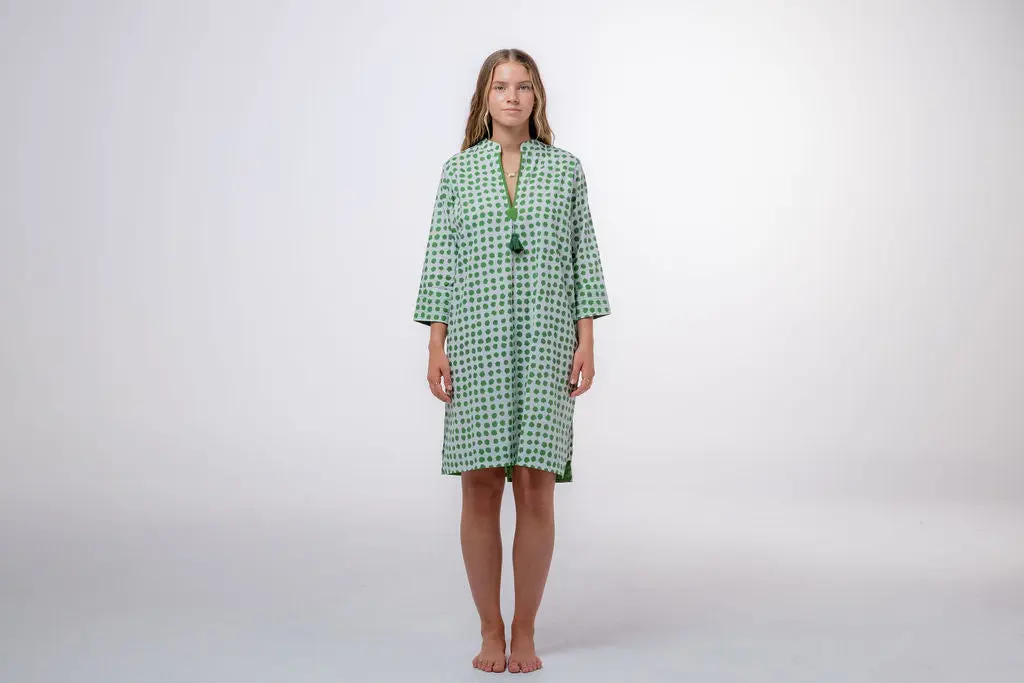 Disha Green Polka Dot Tunic - Image 11