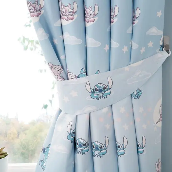 Disney Stitch Blackout Eyelet Curtains - Image 2
