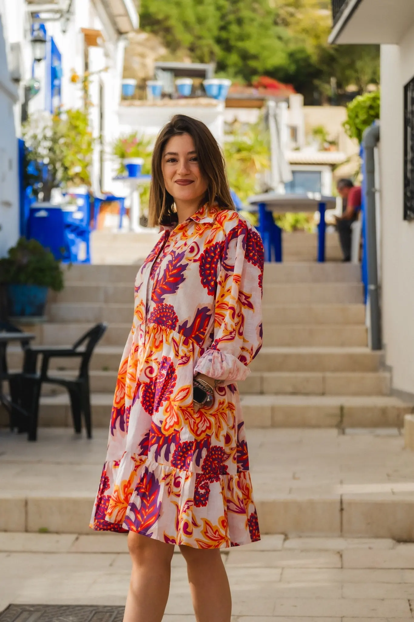 Diva Cotton Tier Dress - Image 5